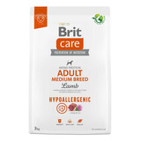 Brit Care Adulto Hipoalergénico Razas Medianas Cordero 3kg