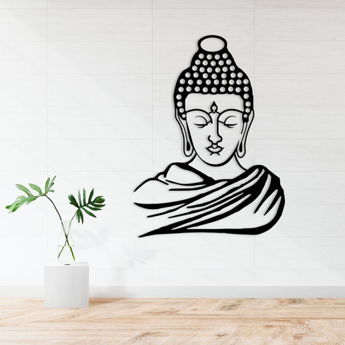 Cuadro Buda / Meditacion - Mdf - 54x70