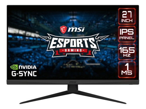 Monitor Gamer 27 Msi Optix G273 1ms 1650hz Ips 5 Pixeles