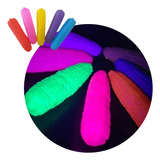 Maracas Fluo Choclo X 10 Plástica Cotillón Carioca Carnaval