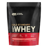 Proteína Gold Standard 100% Whey X 1.5 Lb Optimum Nutrition Sabor Strawberries And Cream - Frutilla