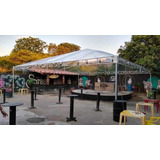 Tenda Piramidal 10x10 Metros Lona Cristal