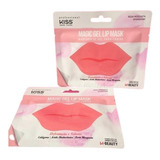 Máscara Lábios 2 Magic Lip Mask Rosa Mosqueta Kiss +brinde 