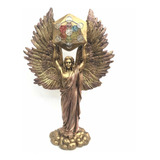 Figura Decorativa Arcangel Metatron Alas Extendidas 36 Cm