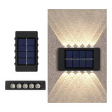 Packx2 Aplique 10led Exterior Resiste Impermeable Luz Cálida