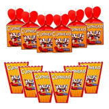 Pack 12 Cajas Para Dulces/dulcera Fiesta Cumple Cuphead