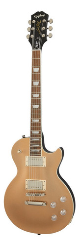 Guitarra Elétrica EpiPhone Modern Les Paul Muse De  Mogno Smoked Almond Metallic Metálico Com Diapasão De Louro Indiano