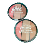 Multiface 3 Em 1 Blush Contorno Iluminador Lua&neve