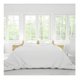 Colcha Tipo Española Color Blanco Cama Doble 140x190cms