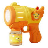 Pistola Lanzador De Burbujas Diseño Pato Amarillo Niños