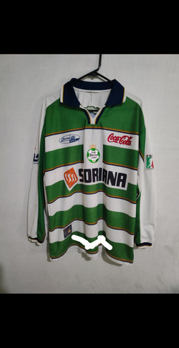 Jersey Santos Corona Sport 2001 Talla Grande 