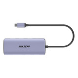 Adaptador Hub Usb - C Multipuerto 8 En 1 Hdmi Usb Usb - C Color Plateado