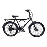 Bicicleta Barra Forte Com Marcha Aro Vmax + Freio A Disco