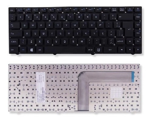 Teclado Para Notebook Positivo Unique S2110 Preto Abnt2