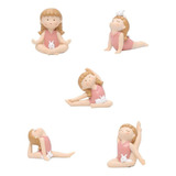 5 Figuras De Posturas De Yoga De Bunny Girl, Regalos De Medi