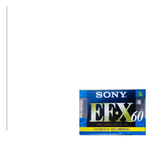 Lote 05 Fitas Cassete Sony Sendo 3x Ef-x / 1x Ef-xa 1x Ef-xb