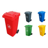 Basurero Contenedor De Basura 240 Litros Con Ruedas, Colores