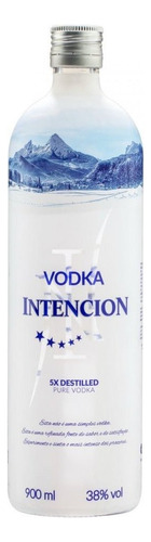 Vodka 5x Destilada Intencion Garrafa 900ml