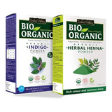 Indus Valley Bio Organic Indigo Powder And Henna Powder Comb