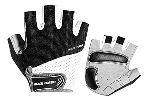 Guantes Black Forest Bicicleta Fitness Licrados Silicona 