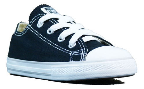 Zapatilla Converse Lona Chuck Taylor Negro Bebe Deporfan 