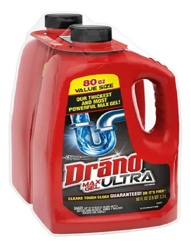 Drano Max Gel Limpiador Destapacaños 4.7 L