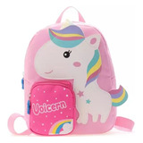 Mochila Infantil Mochilita Unicornio, Conejito Y Cebra Kawai