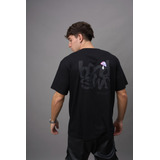 Remeron Hombre Oversize Estampado Algodon Endless Black Bond