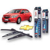 Kit De 3 Escobillas Chevrolet Onix 2013 2016 2017 2018 2019