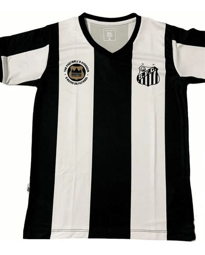 Camiseta Do Santos Licenciado Infantil Jogo Oficial 