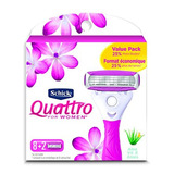 Schick Quattro Ultra Suave Cuchillas De Afeitar Para Mujeres