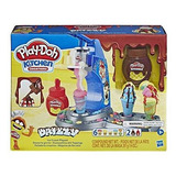 Play-doh Kitchen Creations Drizzy Ice Cream Playset Con Comp