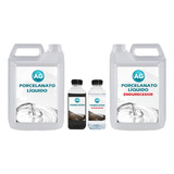 Kit Porcelanato Líquido Branco Papiro Ag - Ral9018 Por M²