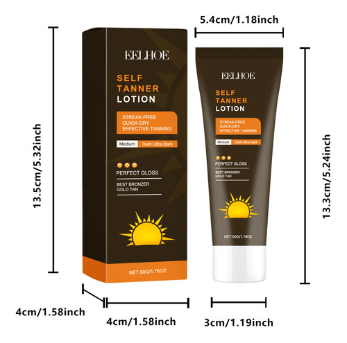 N Sunscreen Hidratante Gel Bronceador Intensivo Bronceado In