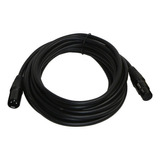Cable De Micrófono Xlr, Profesional Alta Calidad 6 Mts. Color Negro