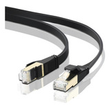 Cable Ethernet Plano Cat 8 Rj45 De Alta Velocidad 5m 40gbps