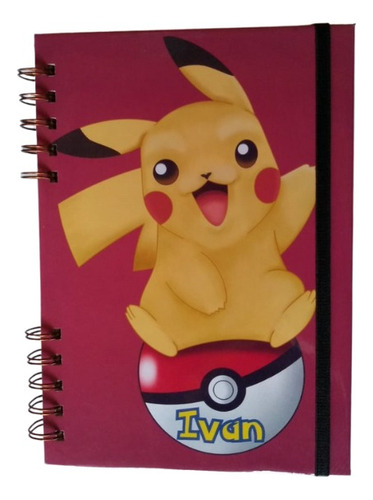 Cuaderno Rayado Personalizado Pokémon