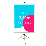 Porta Banner 2,50m Resistente Ajustável Envio Imediato   