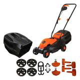 Roçadeira Elétrica Carrinho Cortar Grama 1000w 220v Black