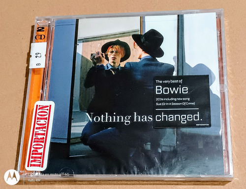 David Bowie Nothing Has Changed Best Of Cd Doble Usa