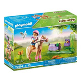 Brinquedo Blocos Playmobil Country Fazenda 26 Peças 70514