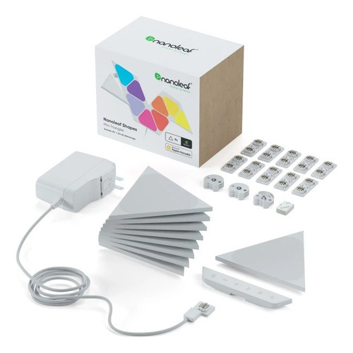 Kit De Lámparas Nanoleaf Triangulares, 9 Piezas