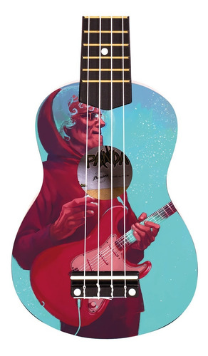 Ukelele Soprano Jake Diseño Spinetta + Funda + Púa