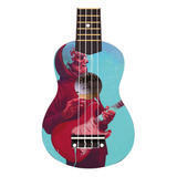 Ukelele Soprano Jake Diseño Spinetta + Funda + Púa