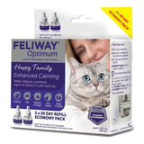 Kit 2 Refil Feliway Optimum Classic Ceva Refil 60 Dias Gatos