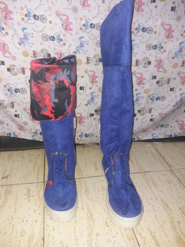 Botas Bucanera Azul Núm.35