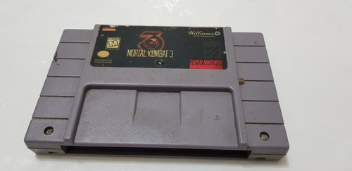 Mortal Kombat 3 Cartucho Super Nintendo Origen Japones 51