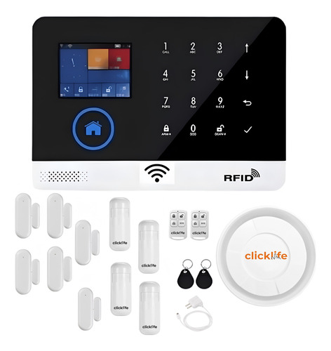 Alarma Casa Negocio Wifi Sitema Seguridad Cotrol App Touch