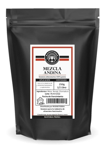 Mezcla Andina X250g Energ - g a $116