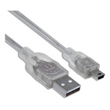 Cable De Datos V3 Mini Usb B5m 1.8 Mt Manhattan  333412